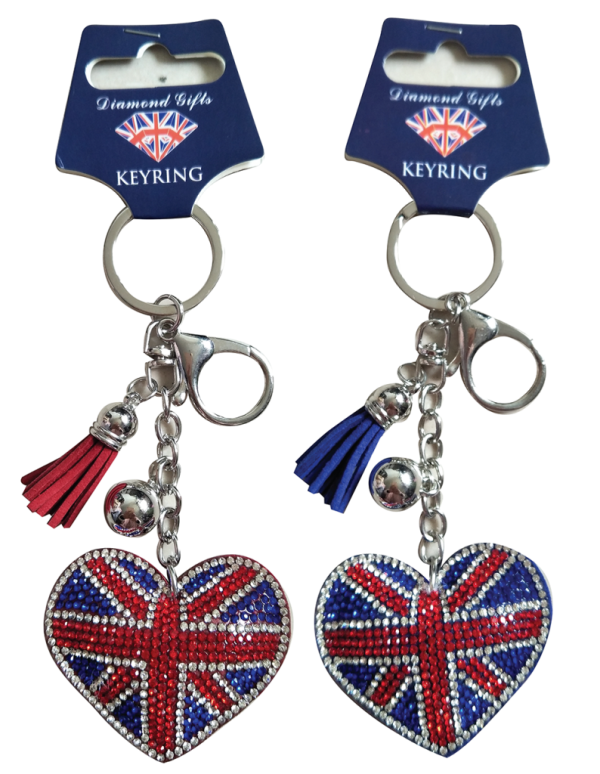 UNION JACK DIAMATE KEYRINGS