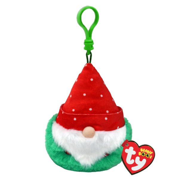 TY KEY CLIP - TOPSY GNOME RED HAT