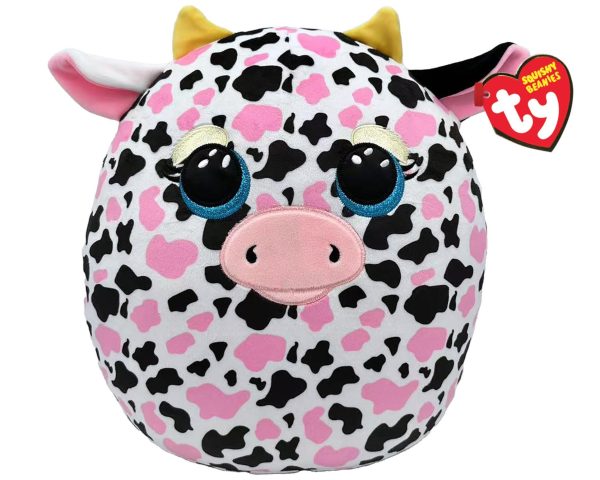 TY SQUISH 10" MED - MILKSHAKE COW