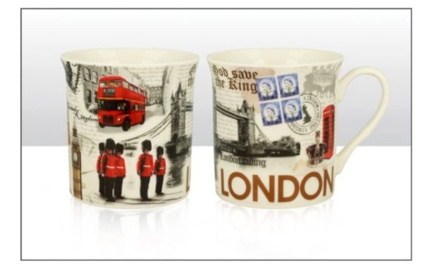 London Collage Regal Mug
