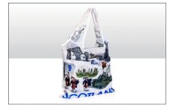 Scotland Collage Fold Up Shopping Bag