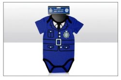 Policeman Baby Bodysuit 6-12 months