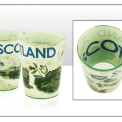 Scotland Collage Shot Glass Inside/Outside