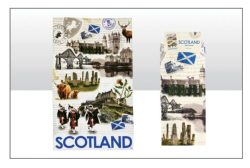 Scotland Collage Tea Towel