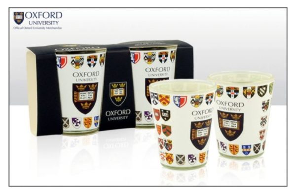 OU College Shields Shot Glass Set of 2