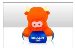 Highland Cow Rubber Bath Toy