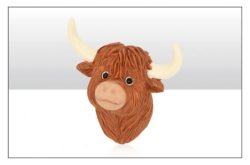 HIGHLAND COW RESIN HEAD MAGNET
