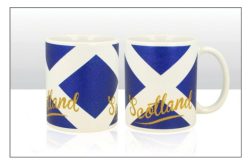 Scotland Saltire Flag 11oz Glitter Mug