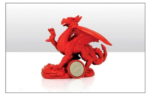 Wales Red Dragon Figure
