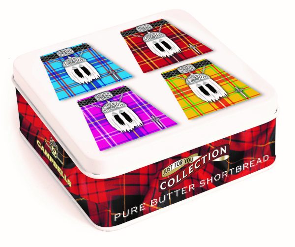 Colourful Kilts Shortbread Tin