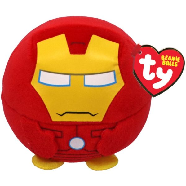 MARVEL TY BEANIE BALLS - IRON MAN