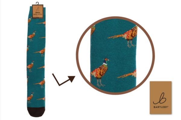 MENS WELLY SOCKS - GOLDEN PHEASANT