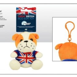 Bulldog Soft Toy Soft Toy Keyring