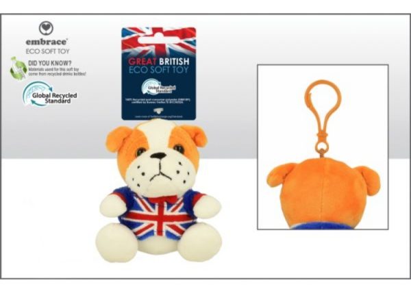 Bulldog Soft Toy Soft Toy Keyring