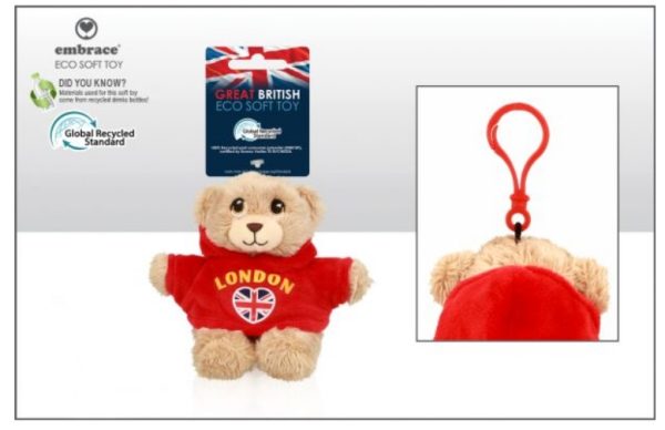 London Red Hoodie Bear