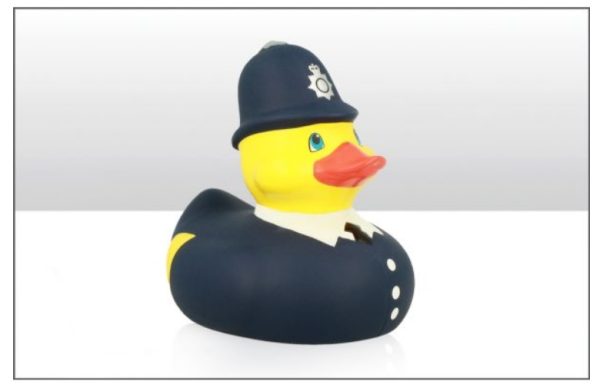 Rubber Duck Policeman 10.5cm