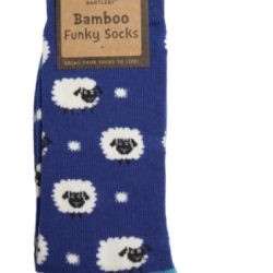 FUNKY BAMBOO SOCKS – WOOLLY SHEEP, SIZE 4-7
