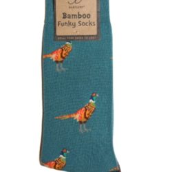 FUNKY BAMBOO SOCKS – GOLDEN PHEASANT, SIZE 6-11