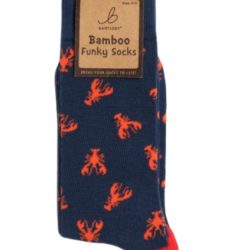 FUNKY BAMBOO SOCKS – LARRY LOBSTER, SIZE 6-11