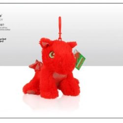 Wales Dragon Soft Toy Keyring