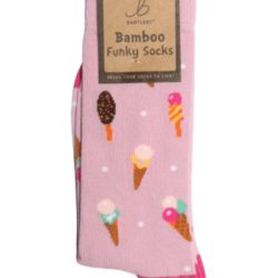 FUNKY BAMBOO SOCKS – ICE CREAMS, SIZE 4-7