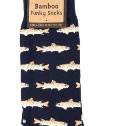 FUNKY BAMBOO SOCKS – COUNTRY FISHING, SIZE 6-11