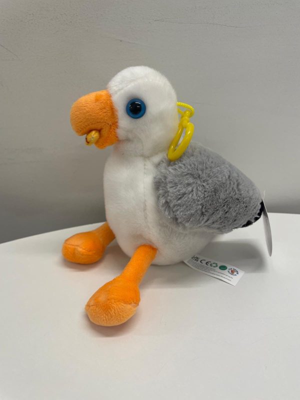 Seagull with Chip Plush Keyring - Image 2