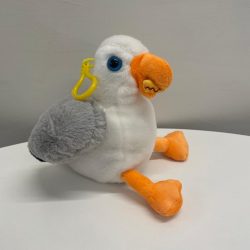 Seagull with Chip Plush Keyring