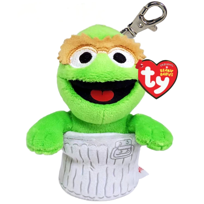 TY BEANIE OSCAR - SESAME STREET - KEY CLIP
